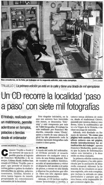 Hemeroteca 2001 Diario HOY Fotostep